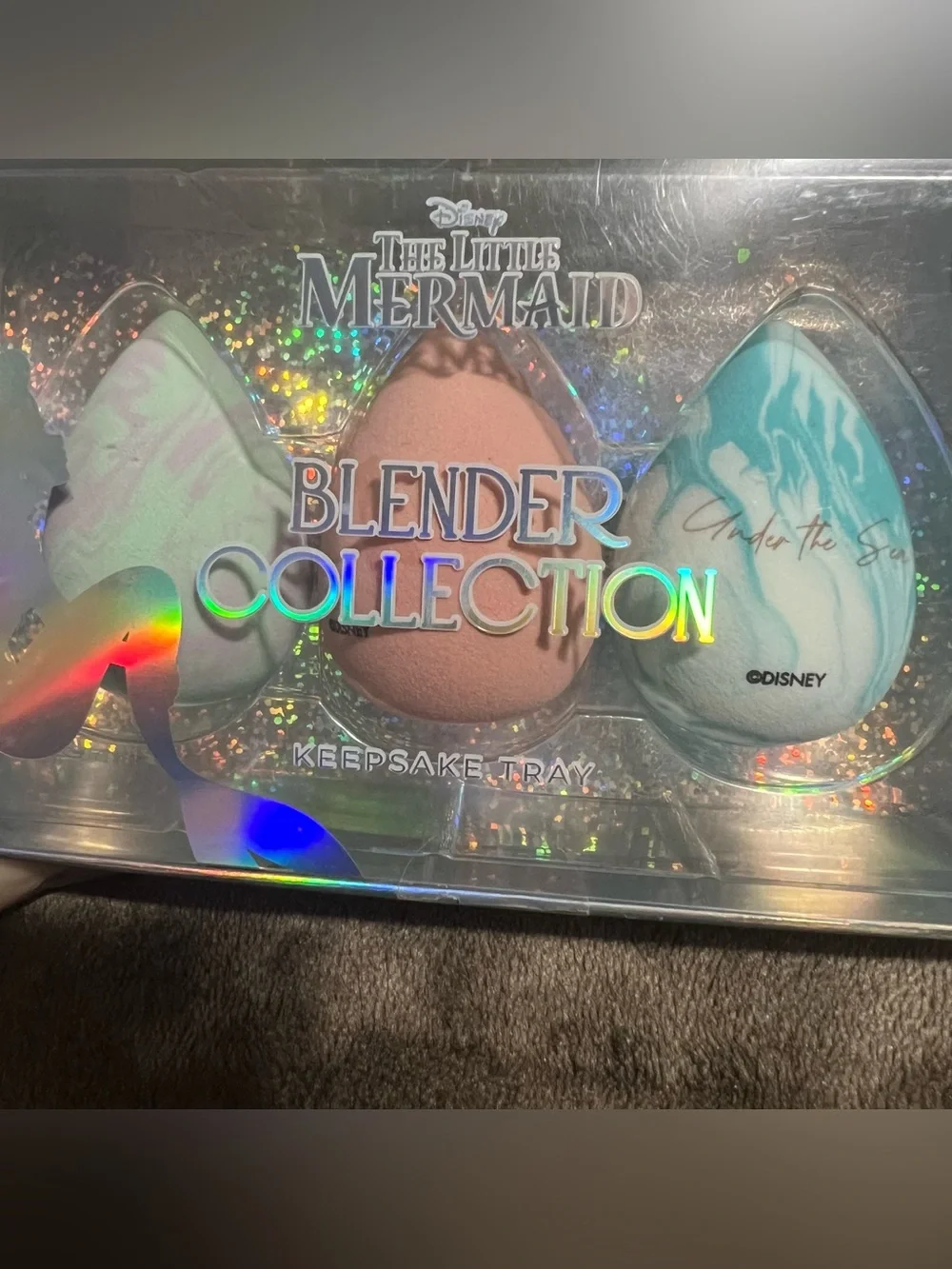Disney The Little Mermaid Blender Collection Makeup Sponges - Aqua & Peach